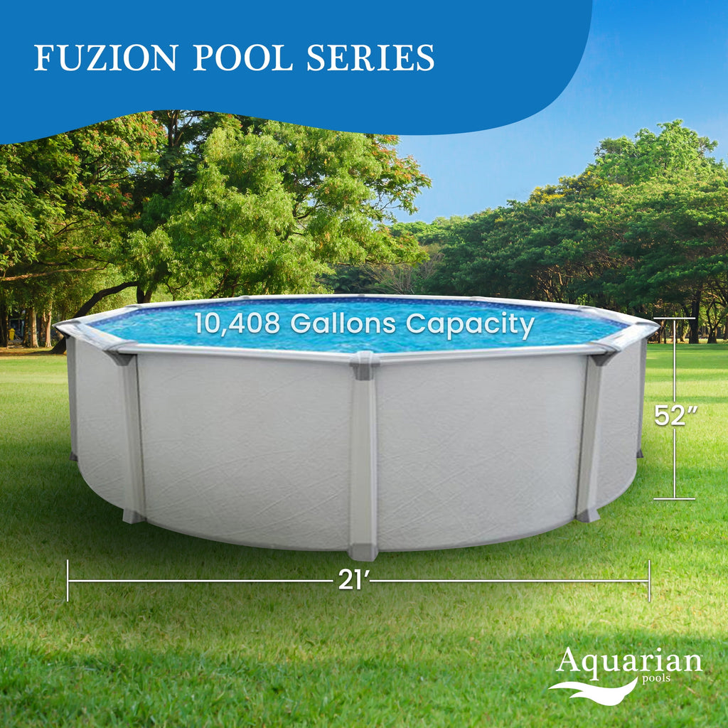 Aquarian Phoenix 18' x 52 Steel Frame DIY Family Size Above Ground Pool