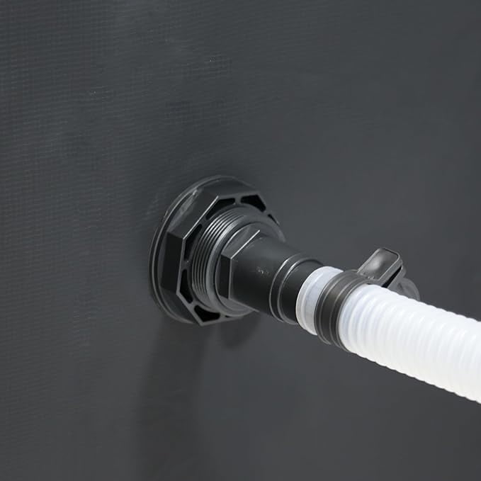 Lark 9' x 24 Square Metal Frame Splash Pool with 530 gallon Filtration Pump