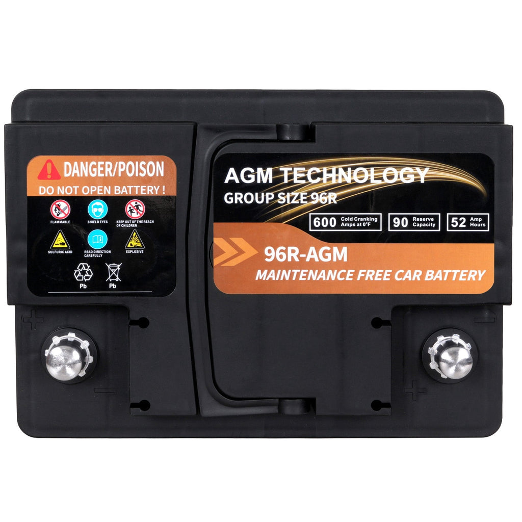 Anlibatt Car AGM Battery Group Size 48 H6 Start Stop Battery 12V 70Ah 760CCA Maintenance Free Rechargeable