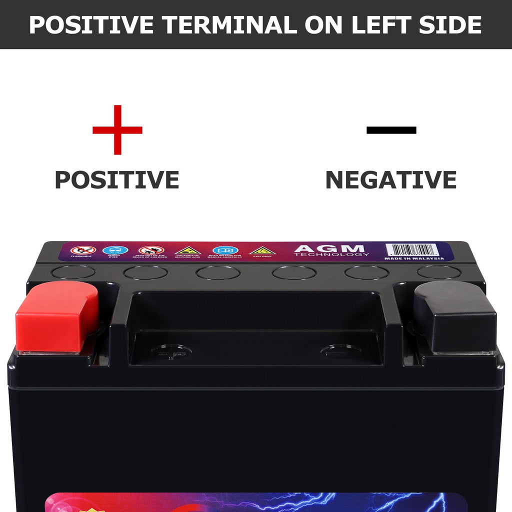 MM-H5 Start and Stop Car BCI Group Size 47 12V 60 AH, 100RC, 680 CCA Rechargeable AGM Car Battery