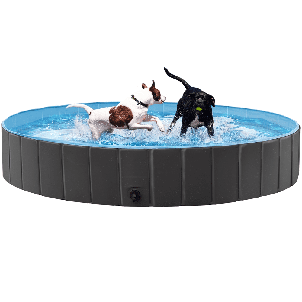 Alden Design 63'' Foldable Pet Swimming Pool for Indoor and Outdoor, Blue