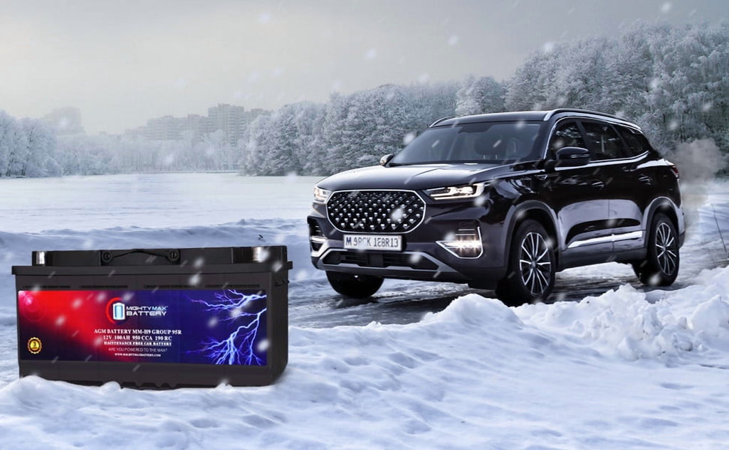MM-H5 Start and Stop Car BCI Group Size 47 12V 60 AH, 100RC, 680 CCA Rechargeable AGM Car Battery