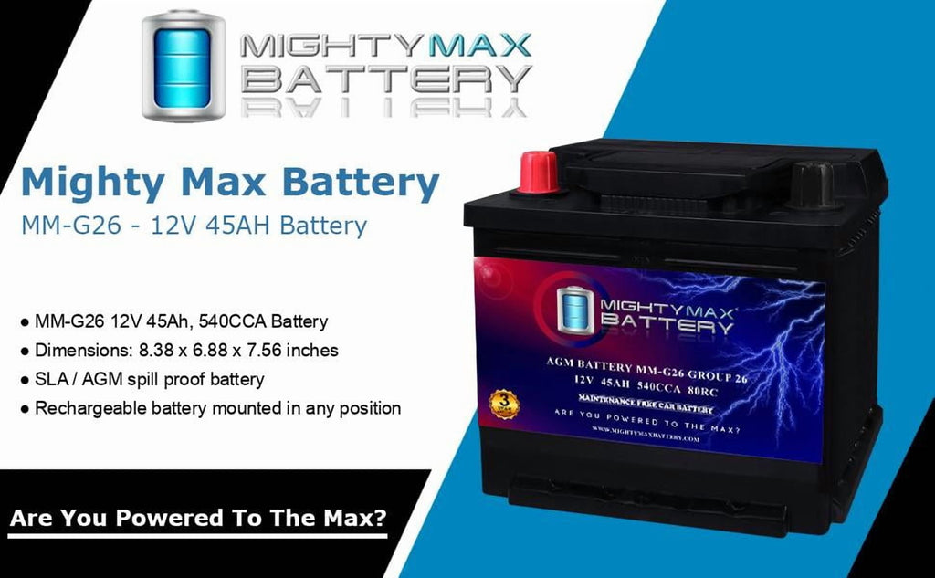 MM-H5 Start and Stop Car BCI Group Size 47 12V 60 AH, 100RC, 680 CCA Rechargeable AGM Car Battery