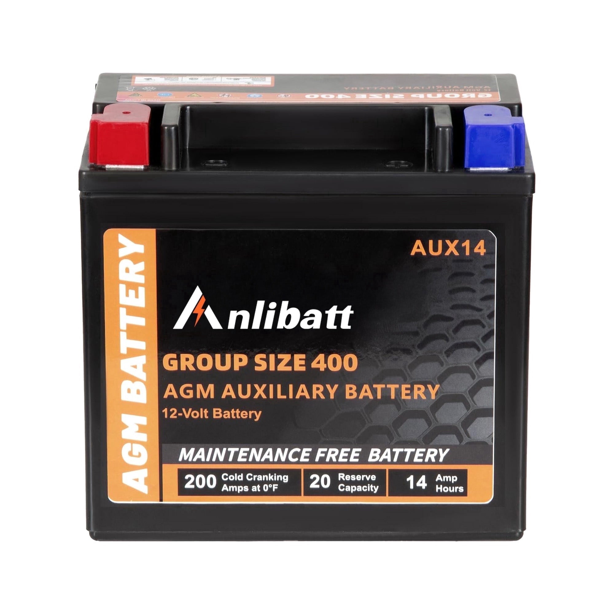 Anlibatt BCI Group 48 Battery, AGM 12 Volt Rechargeable Automotive Batteries for Car, H6 760CCA 70Ah 120RC, Maintenance Free