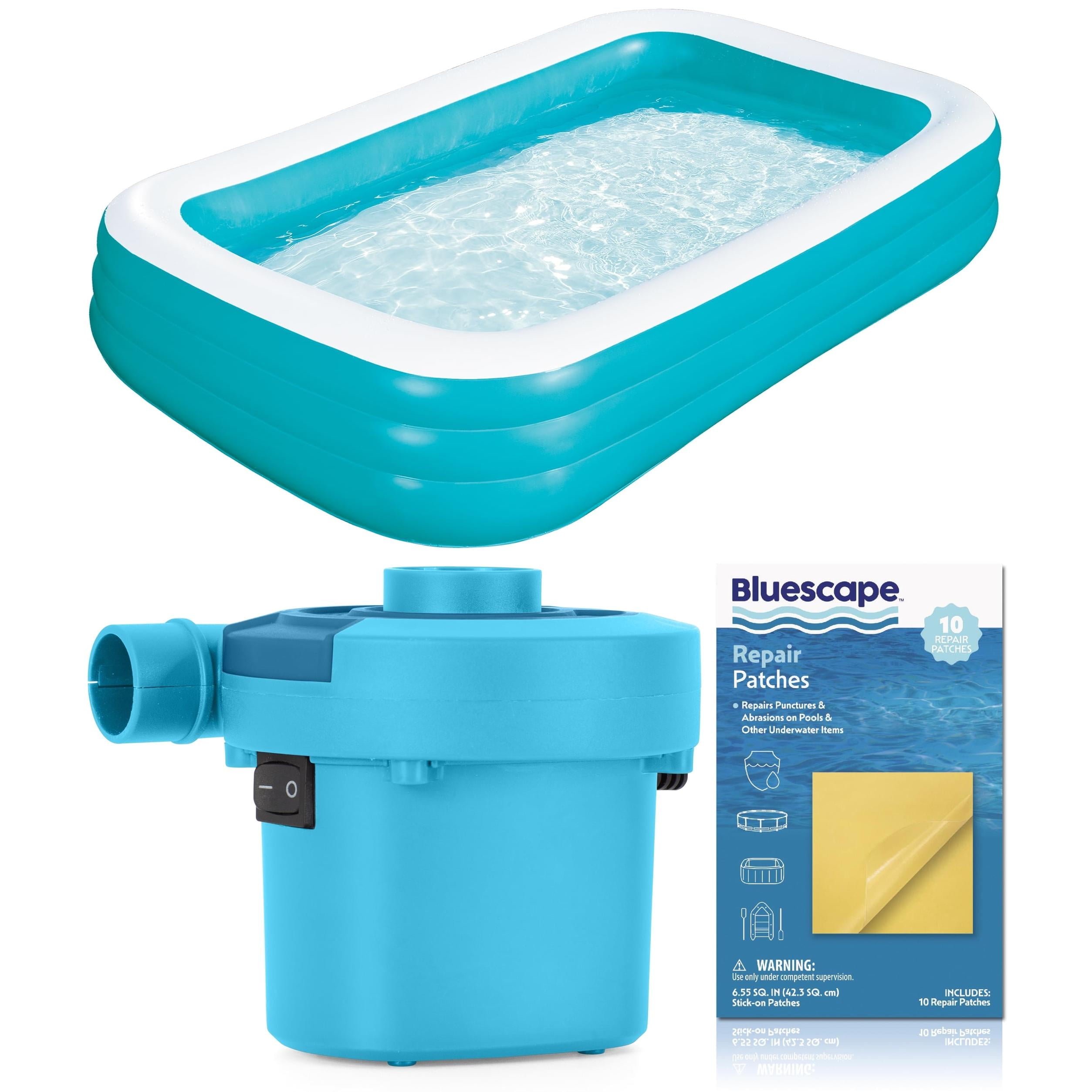 Bluescape 10ft Rectangular Family Inflatable Swimming Pool for Ages 6 and Up
