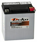Deka AGM 12V Vehicle Battery, 400 CCA Top & Side Post for ATV Motorcycle