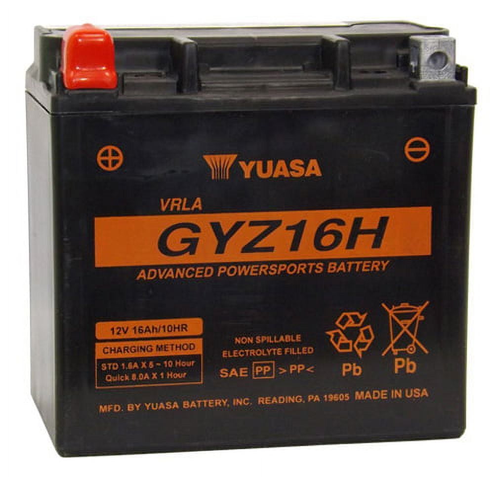 Yuasa GYZ16H GYZ Series AGM Maintenance Free Battery (YUAM716GH)