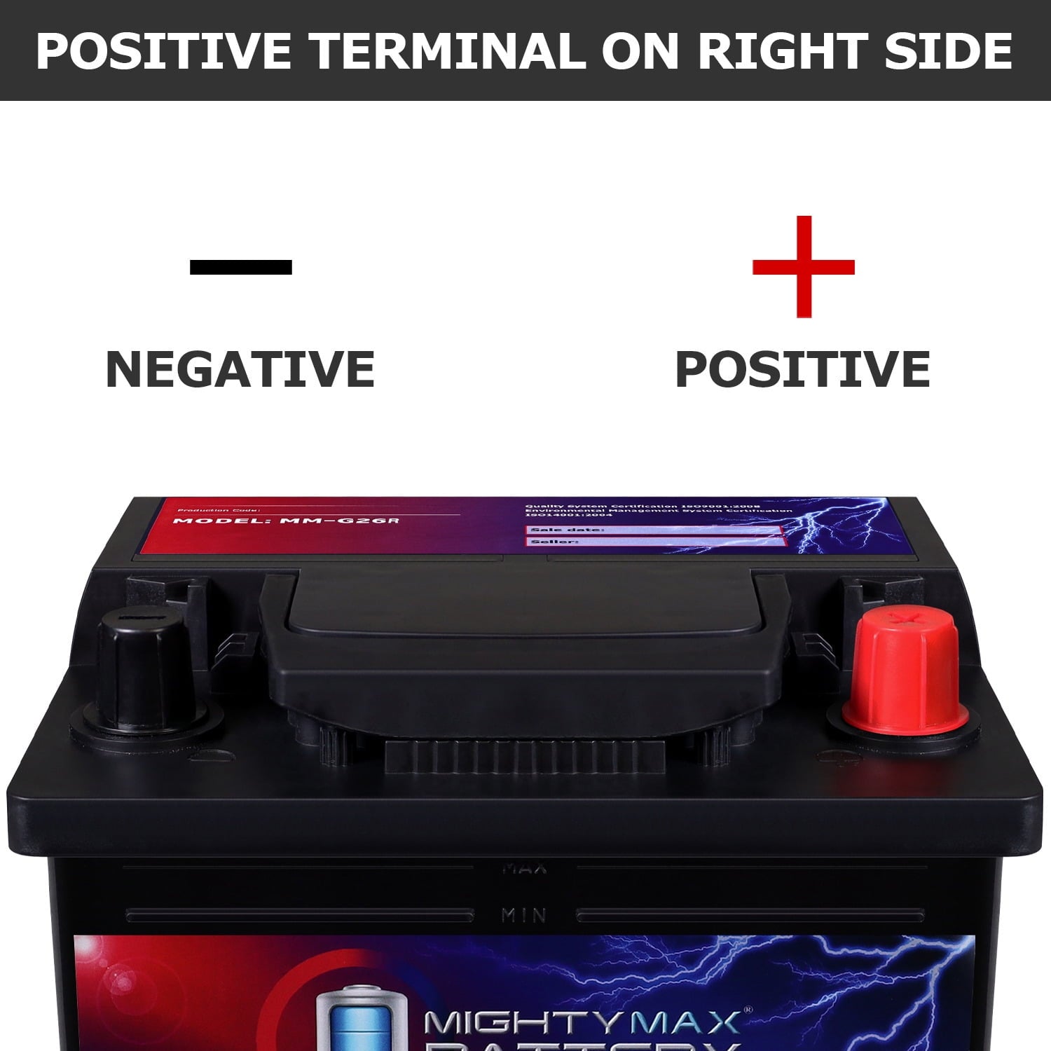 MM-H5 Start and Stop Car BCI Group Size 47 12V 60 AH, 100RC, 680 CCA Rechargeable AGM Car Battery