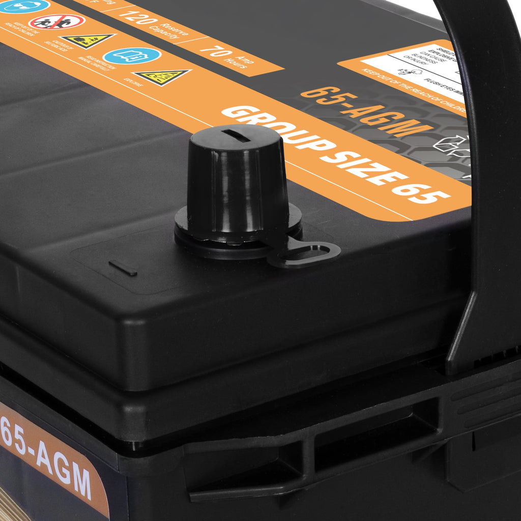 Anlibatt BCI Group 48 Battery, AGM 12 Volt Rechargeable Automotive Batteries for Car, H6 760CCA 70Ah 120RC, Maintenance Free