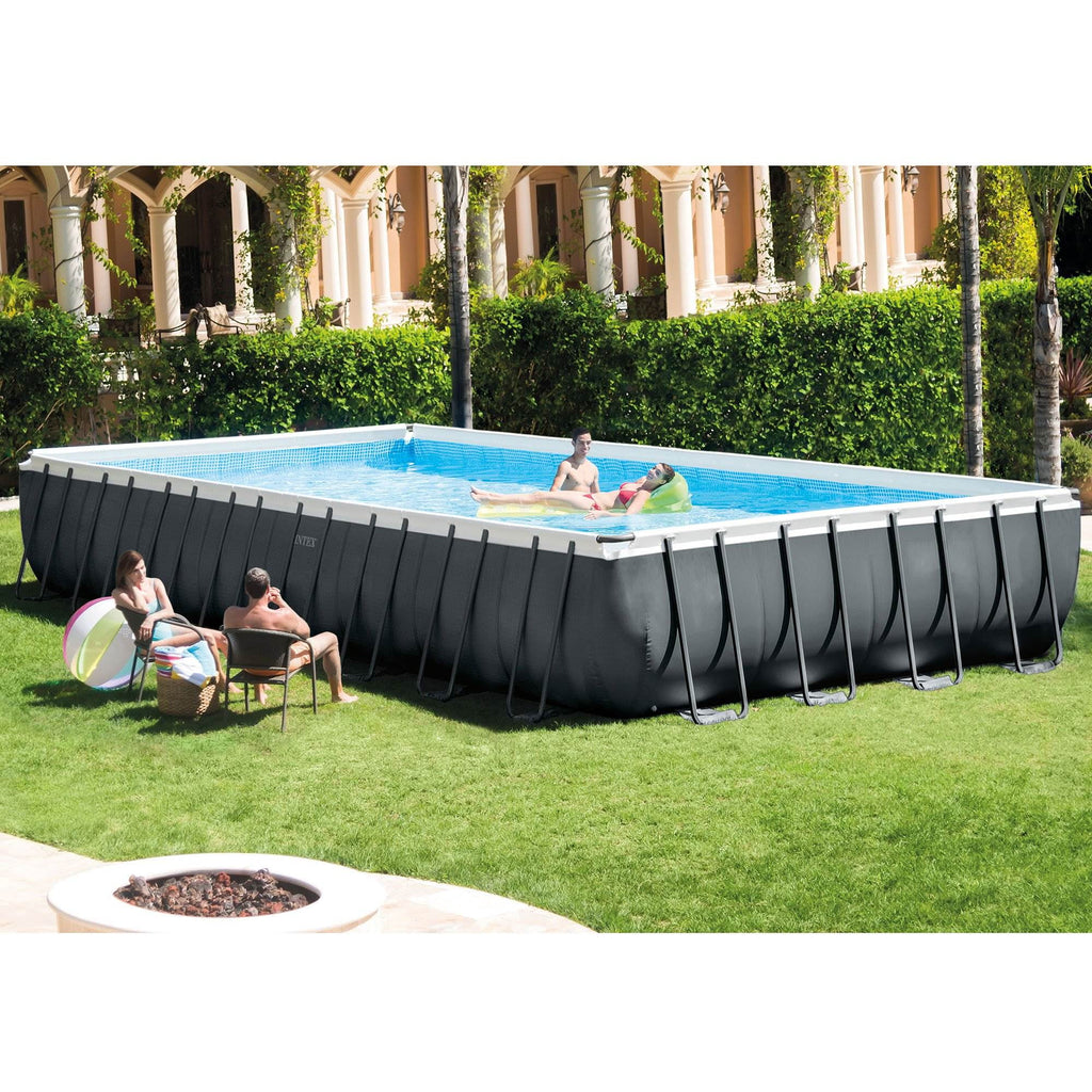 INTEX Ultra XTR 24' x 12' x 52 Above Ground Swimming Pool Set w/ Pump