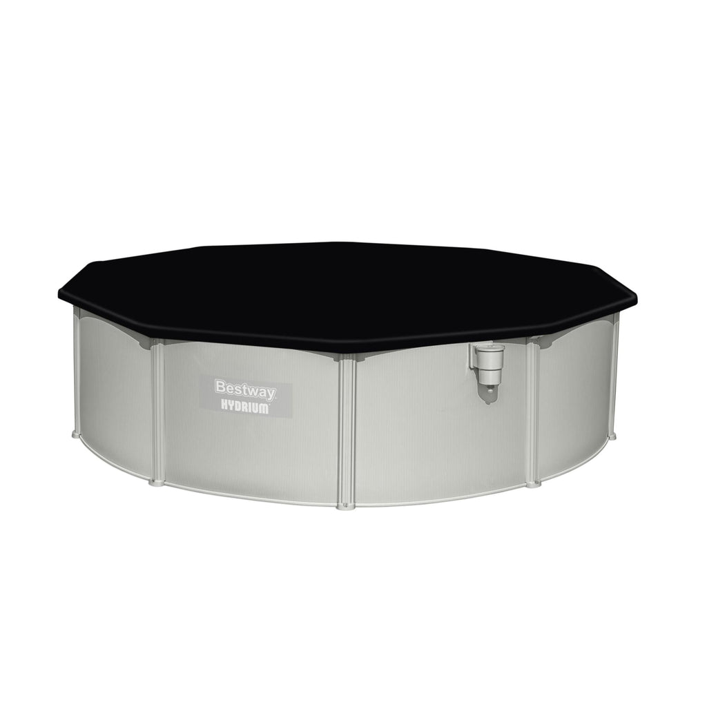 Bestway Hydrium 15' x 48 Steel Side Wall Above Ground Pool w/ Sand Pump & Accessories