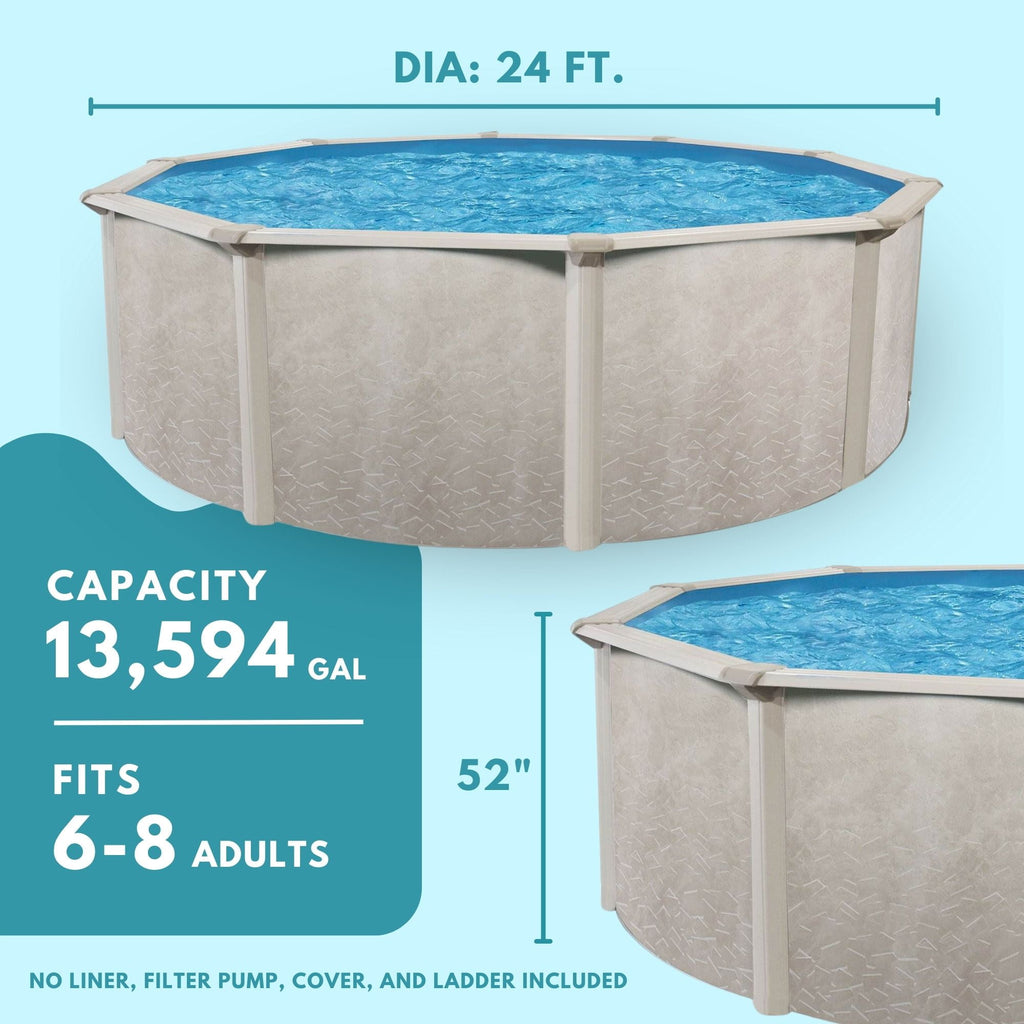 Aquarian Phoenix 18' x 52 Steel Frame DIY Family Size Above Ground Pool