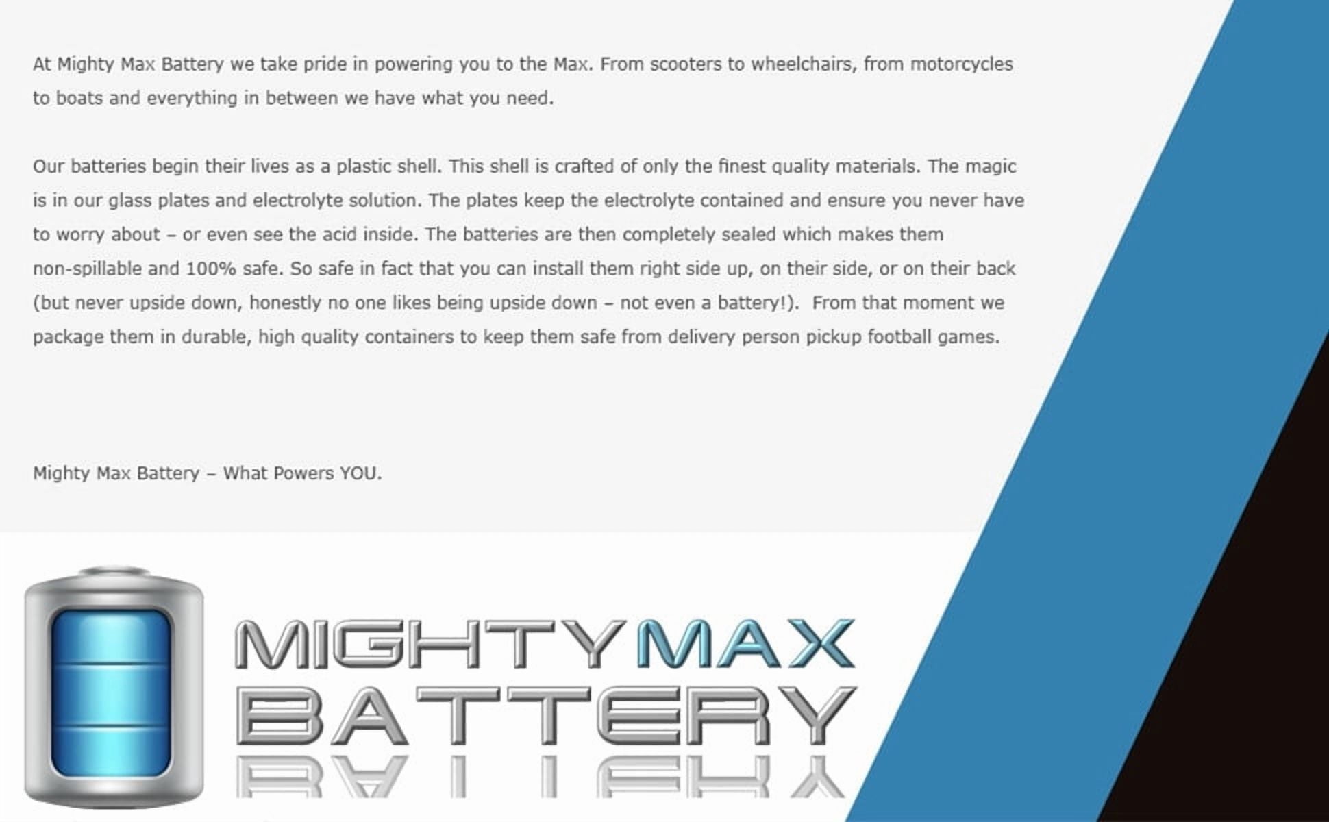 MM-H5 Start and Stop Car BCI Group Size 47 12V 60 AH, 100RC, 680 CCA Rechargeable AGM Car Battery