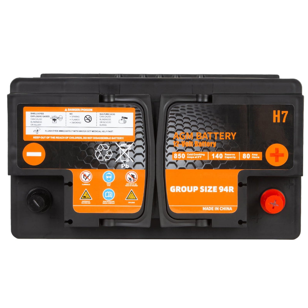 Anlibatt BCI Group 48 Battery, AGM 12 Volt Rechargeable Automotive Batteries for Car, H6 760CCA 70Ah 120RC, Maintenance Free